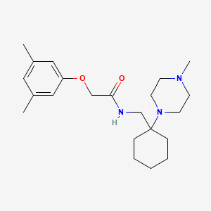 2-(3,5-dimethylphenoxy)-N-{[1-(4-methylpiperazin-1-yl)cyclohexyl]methyl}acetamide