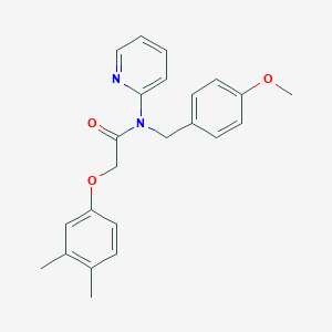 2-(3,4-dimethylphenoxy)-N-(4-methoxybenzyl)-N-(pyridin-2-yl)acetamide