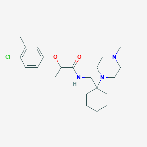 2-(4-chloro-3-methylphenoxy)-N-{[1-(4-ethylpiperazin-1-yl)cyclohexyl]methyl}propanamide