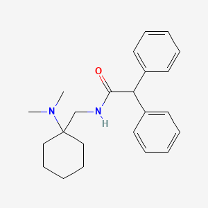 N-{[1-(dimethylamino)cyclohexyl]methyl}-2,2-diphenylacetamide