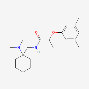 N-{[1-(dimethylamino)cyclohexyl]methyl}-2-(3,5-dimethylphenoxy)propanamide