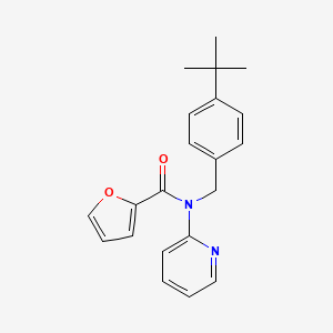 N-(4-tert-butylbenzyl)-N-(pyridin-2-yl)furan-2-carboxamide