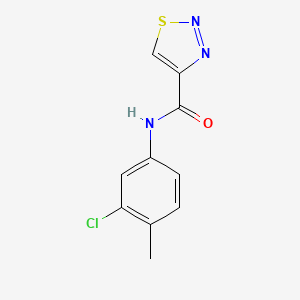 N-(3-chloro-4-methylphenyl)-1,2,3-thiadiazole-4-carboxamide