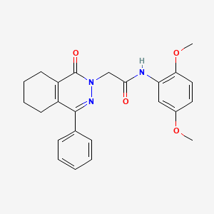 N-(2,5-dimethoxyphenyl)-2-(1-oxo-4-phenyl-5,6,7,8-tetrahydrophthalazin-2(1H)-yl)acetamide