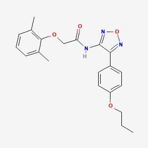 2-(2,6-dimethylphenoxy)-N-[4-(4-propoxyphenyl)-1,2,5-oxadiazol-3-yl]acetamide