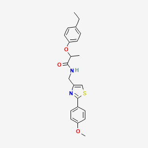 2-(4-ethylphenoxy)-N-{[2-(4-methoxyphenyl)-1,3-thiazol-4-yl]methyl}propanamide