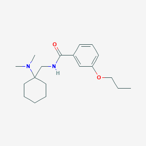 N-{[1-(dimethylamino)cyclohexyl]methyl}-3-propoxybenzamide