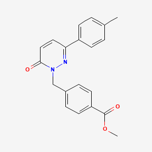 methyl 4-{[3-(4-methylphenyl)-6-oxopyridazin-1(6H)-yl]methyl}benzoate