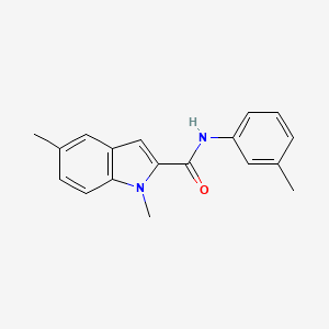 1,5-dimethyl-N-(3-methylphenyl)-1H-indole-2-carboxamide