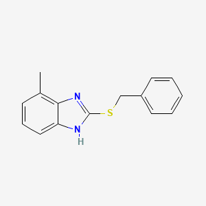 2-(benzylsulfanyl)-4-methyl-1H-benzimidazole