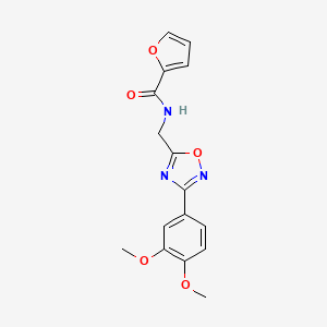 N-{[3-(3,4-dimethoxyphenyl)-1,2,4-oxadiazol-5-yl]methyl}furan-2-carboxamide