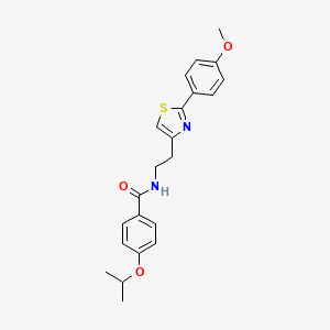 N-{2-[2-(4-methoxyphenyl)-1,3-thiazol-4-yl]ethyl}-4-(propan-2-yloxy)benzamide