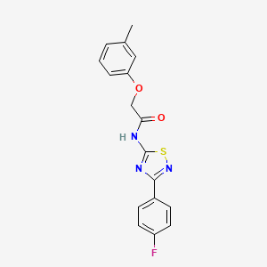 N-[3-(4-fluorophenyl)-1,2,4-thiadiazol-5-yl]-2-(3-methylphenoxy)acetamide