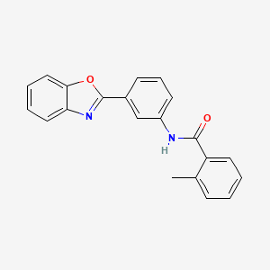 N-[3-(1,3-benzoxazol-2-yl)phenyl]-2-methylbenzamide