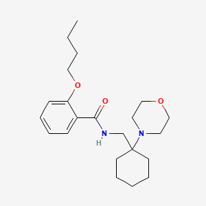 2-butoxy-N-{[1-(morpholin-4-yl)cyclohexyl]methyl}benzamide