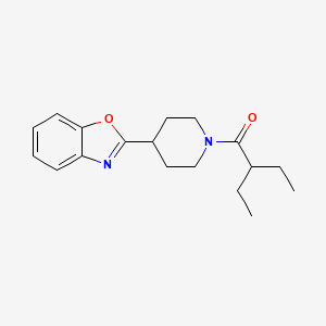 1-[4-(1,3-Benzoxazol-2-yl)piperidin-1-yl]-2-ethylbutan-1-one