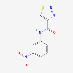 N-(3-nitrophenyl)-1,2,3-thiadiazole-4-carboxamide