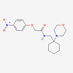 N-{[1-(morpholin-4-yl)cyclohexyl]methyl}-2-(4-nitrophenoxy)acetamide