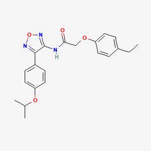 2-(4-ethylphenoxy)-N-{4-[4-(propan-2-yloxy)phenyl]-1,2,5-oxadiazol-3-yl}acetamide