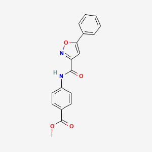 Methyl 4-[(5-phenylisoxazol-3-yl)carbonylamino]benzoate