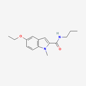 molecular formula C15H20N2O2 B11363851 5-ethoxy-1-methyl-N-propyl-1H-indole-2-carboxamide 