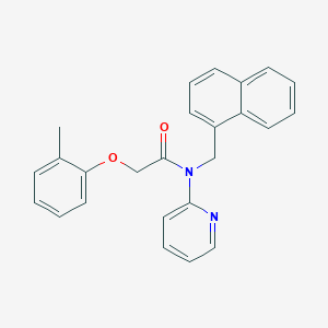 2-(2-methylphenoxy)-N-(naphthalen-1-ylmethyl)-N-(pyridin-2-yl)acetamide