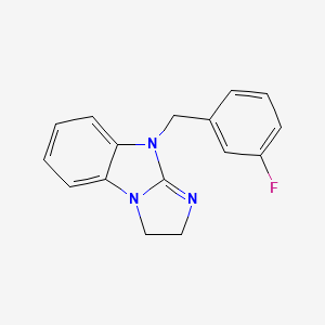 9-(3-fluorobenzyl)-2,9-dihydro-3H-imidazo[1,2-a]benzimidazole