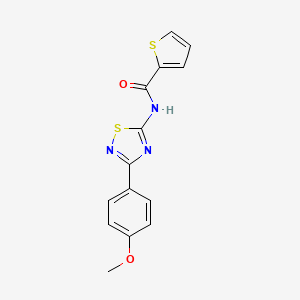 N-[3-(4-methoxyphenyl)-1,2,4-thiadiazol-5-yl]thiophene-2-carboxamide