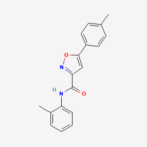 N-(2-methylphenyl)-5-(4-methylphenyl)-1,2-oxazole-3-carboxamide