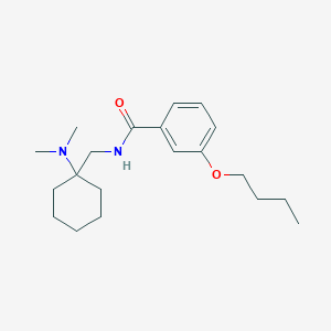 molecular formula C20H32N2O2 B11364369 3-butoxy-N-{[1-(dimethylamino)cyclohexyl]methyl}benzamide 