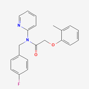 N-(4-fluorobenzyl)-2-(2-methylphenoxy)-N-(pyridin-2-yl)acetamide