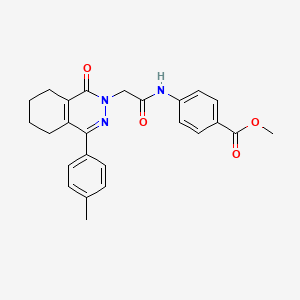 methyl 4-({[4-(4-methylphenyl)-1-oxo-5,6,7,8-tetrahydrophthalazin-2(1H)-yl]acetyl}amino)benzoate