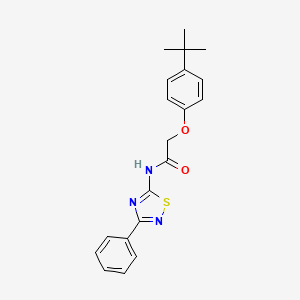 2-(4-tert-butylphenoxy)-N-(3-phenyl-1,2,4-thiadiazol-5-yl)acetamide