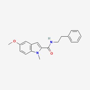 5-methoxy-1-methyl-N-(2-phenylethyl)-1H-indole-2-carboxamide