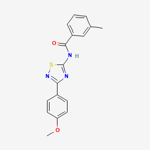 N-[3-(4-methoxyphenyl)-1,2,4-thiadiazol-5-yl]-3-methylbenzamide