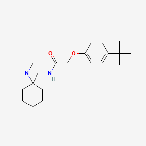 2-(4-tert-butylphenoxy)-N-{[1-(dimethylamino)cyclohexyl]methyl}acetamide