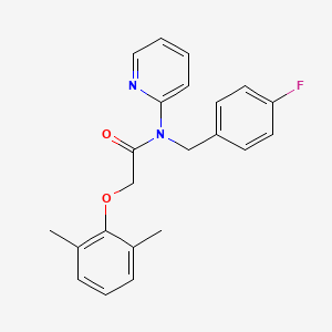 2-(2,6-dimethylphenoxy)-N-(4-fluorobenzyl)-N-(pyridin-2-yl)acetamide