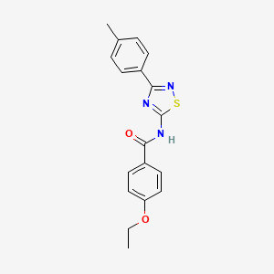 molecular formula C18H17N3O2S B11364974 4-ethoxy-N-[3-(4-methylphenyl)-1,2,4-thiadiazol-5-yl]benzamide 