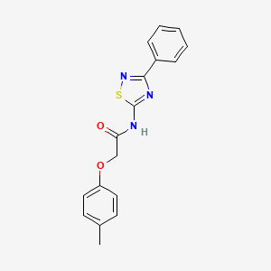 2-(4-methylphenoxy)-N-(3-phenyl-1,2,4-thiadiazol-5-yl)acetamide