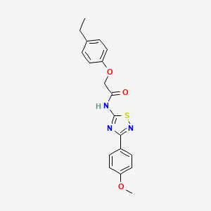 2-(4-ethylphenoxy)-N-[3-(4-methoxyphenyl)-1,2,4-thiadiazol-5-yl]acetamide