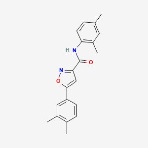 N-(2,4-dimethylphenyl)-5-(3,4-dimethylphenyl)-1,2-oxazole-3-carboxamide