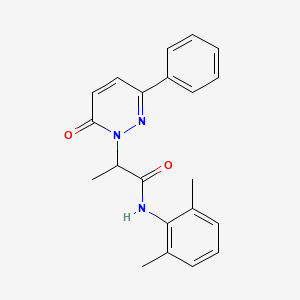 N-(2,6-dimethylphenyl)-2-(6-oxo-3-phenylpyridazin-1(6H)-yl)propanamide