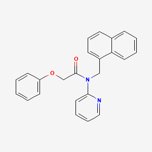 N-(naphthalen-1-ylmethyl)-2-phenoxy-N-(pyridin-2-yl)acetamide