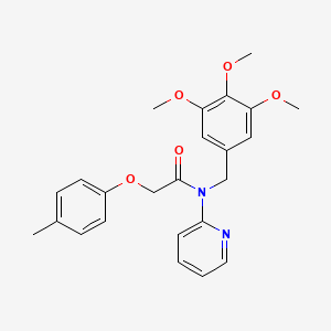 2-(4-methylphenoxy)-N-(pyridin-2-yl)-N-(3,4,5-trimethoxybenzyl)acetamide