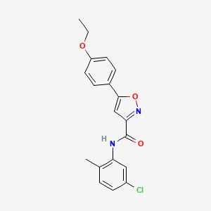 N-(5-chloro-2-methylphenyl)-5-(4-ethoxyphenyl)-1,2-oxazole-3-carboxamide