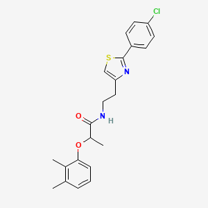 N-{2-[2-(4-chlorophenyl)-1,3-thiazol-4-yl]ethyl}-2-(2,3-dimethylphenoxy)propanamide