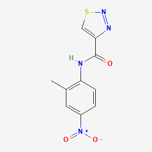 N-(2-methyl-4-nitrophenyl)-1,2,3-thiadiazole-4-carboxamide