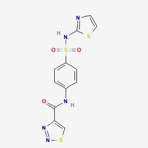 N-[4-(1,3-thiazol-2-ylsulfamoyl)phenyl]-1,2,3-thiadiazole-4-carboxamide