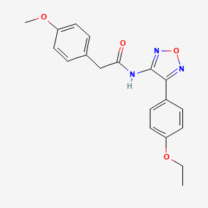 N-[4-(4-ethoxyphenyl)-1,2,5-oxadiazol-3-yl]-2-(4-methoxyphenyl)acetamide