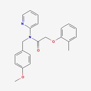 N-(4-methoxybenzyl)-2-(2-methylphenoxy)-N-(pyridin-2-yl)acetamide